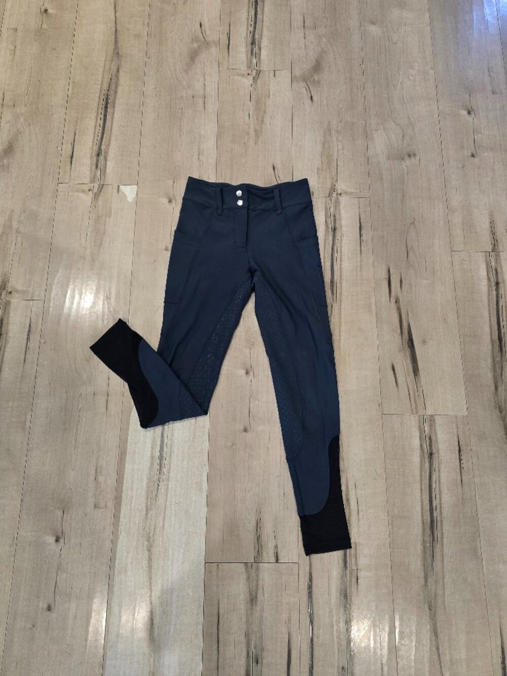 Free Ride Equestrian LuxZip Womens Breeches - Hunter Green - XS